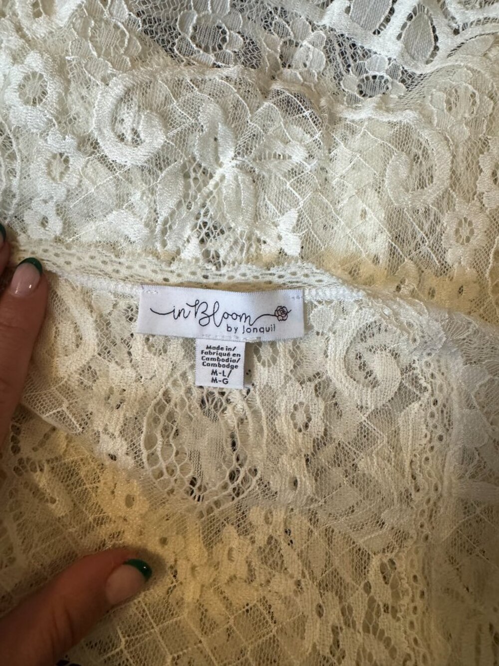 In Bloom Lace Robe - Picture 3 of 3